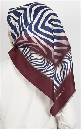 Piramit Tafta Dijital Eşarp 1926-14