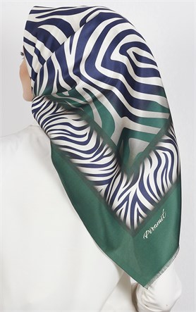 Piramit Tafta Dijital Eşarp 1926-3