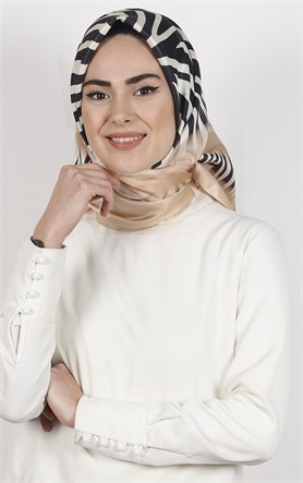 Piramit Tafta Dijital Eşarp 1926-5