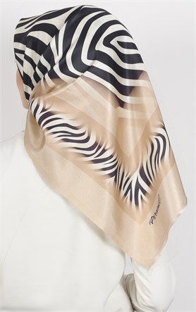 Piramit Tafta Dijital Eşarp 1926-5