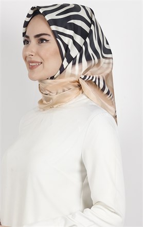 Piramit Tafta Dijital Eşarp 1926-5