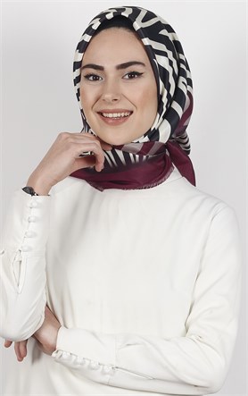 Piramit Tafta Dijital Eşarp 1926-6