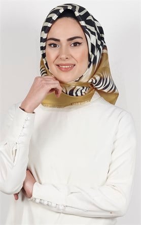 Piramit Tafta Dijital Eşarp 1926-7