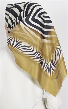 Piramit Tafta Dijital Eşarp 1926-7