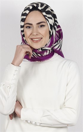 Piramit Tafta Dijital Eşarp 1926-9