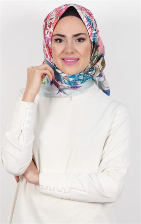 Piramit Tafta Dijital Eşarp 1927-1