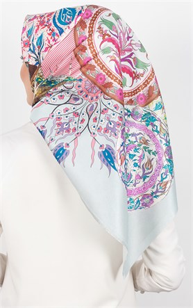 Piramit Tafta Dijital Eşarp 1927-1