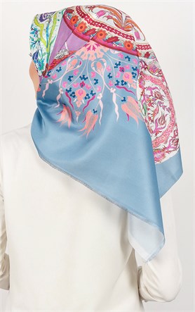 Piramit Tafta Dijital Eşarp 1927-10