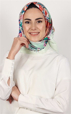 Piramit Tafta Dijital Eşarp 1927-15