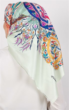 Piramit Tafta Dijital Eşarp 1927-15