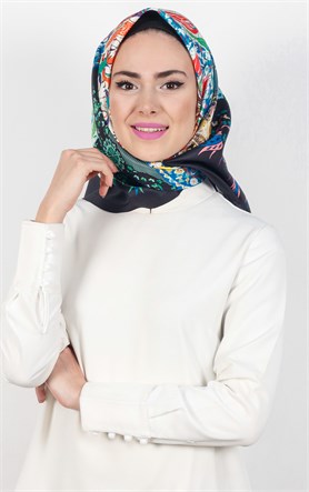 Piramit Tafta Dijital Eşarp 1927-2