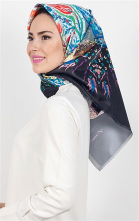 Piramit Tafta Dijital Eşarp 1927-2