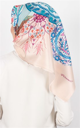 Piramit Tafta Dijital Eşarp 1927-3