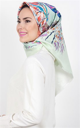 Piramit Tafta Dijital Eşarp 1927-4