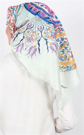 Piramit Tafta Dijital Eşarp 1927-4