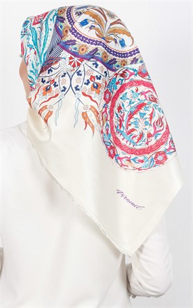 Piramit Tafta Dijital Eşarp 1927-8