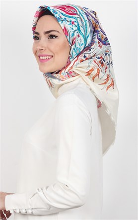 Piramit Tafta Dijital Eşarp 1927-8