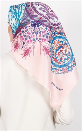 Piramit Tafta Dijital Eşarp 1927-9