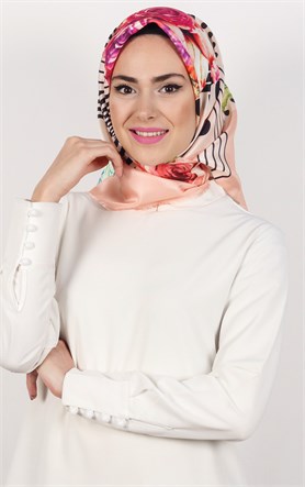 Piramit Tafta Dijital Eşarp 1928-1