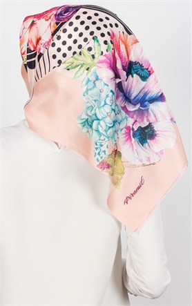 Piramit Tafta Dijital Eşarp 1928-1