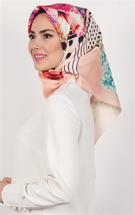 Piramit Tafta Dijital Eşarp 1928-1