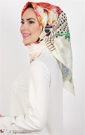 Piramit Tafta Dijital Eşarp 1928-2