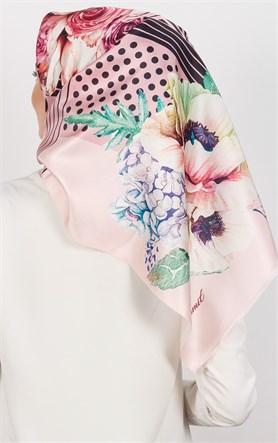 Piramit Tafta Dijital Eşarp 1928-5