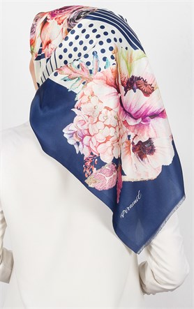 Piramit Tafta Dijital Eşarp 1928-8