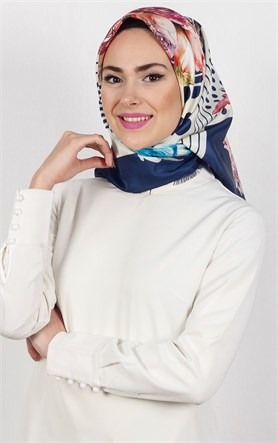 Piramit Tafta Dijital Eşarp 1928-8