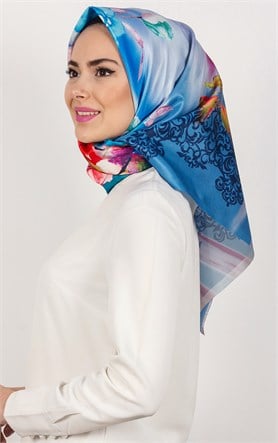 Piramit Tafta Dijital Eşarp 1929-1