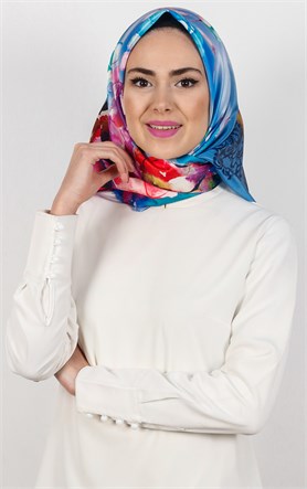 Piramit Tafta Dijital Eşarp 1929-1