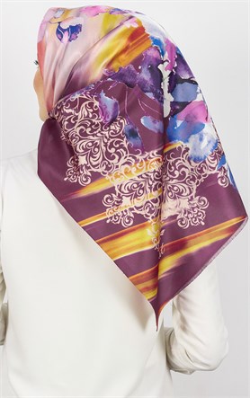 Piramit Tafta Dijital Eşarp 1929-10