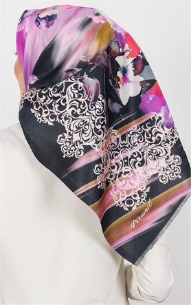 Piramit Tafta Dijital Eşarp 1929-3