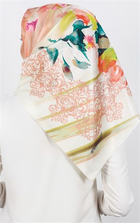 Piramit Tafta Dijital Eşarp 1929-5