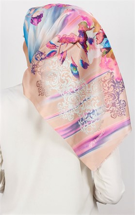 Piramit Tafta Dijital Eşarp 1929-6