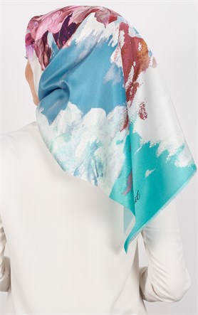 Piramit Tafta Dijital Eşarp 1930-1