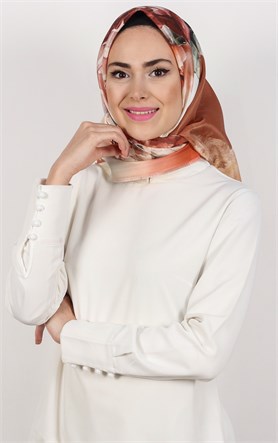 Piramit Tafta Dijital Eşarp 1930-5