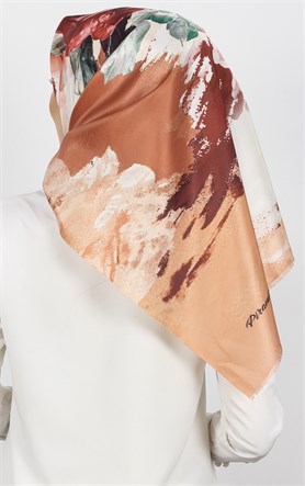 Piramit Tafta Dijital Eşarp 1930-5