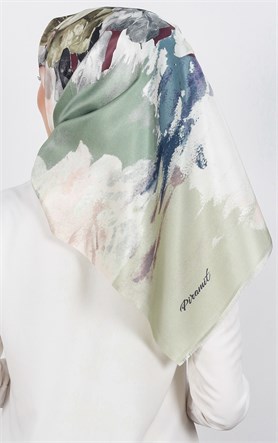 Piramit Tafta Dijital Eşarp 1930-6