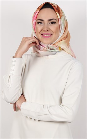 Piramit Tafta Dijital Eşarp 1930-7