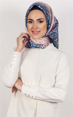 Piramit Tafta Dijital Eşarp 1931-10