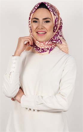 Piramit Tafta Dijital Eşarp 1931-11