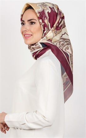 Piramit Tafta Dijital Eşarp 1932-1