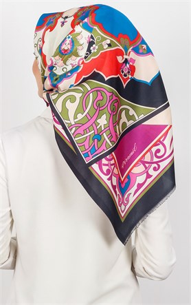 Piramit Tafta Dijital Eşarp 1932-2