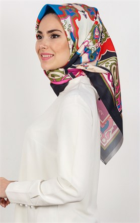 Piramit Tafta Dijital Eşarp 1932-2