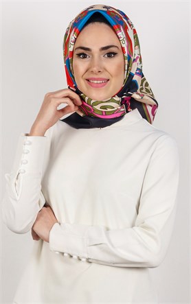 Piramit Tafta Dijital Eşarp 1932-2