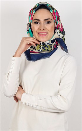 Piramit Tafta Dijital Eşarp 1932-6