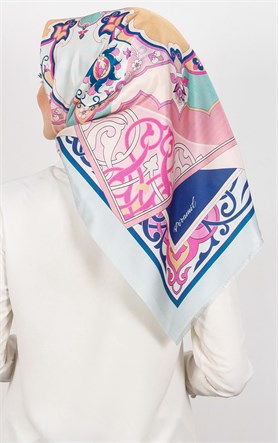 Piramit Tafta Dijital Eşarp 1932-7