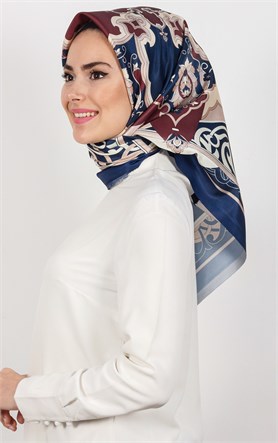 Piramit Tafta Dijital Eşarp 1932-8