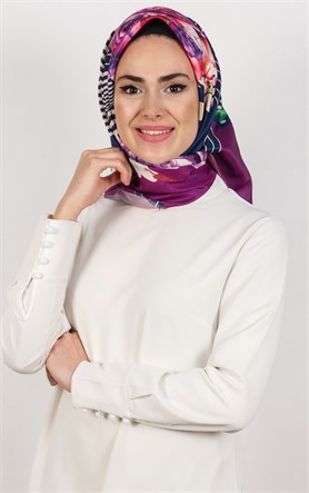 Piramit Tafta Dijital Eşarp 1933-1